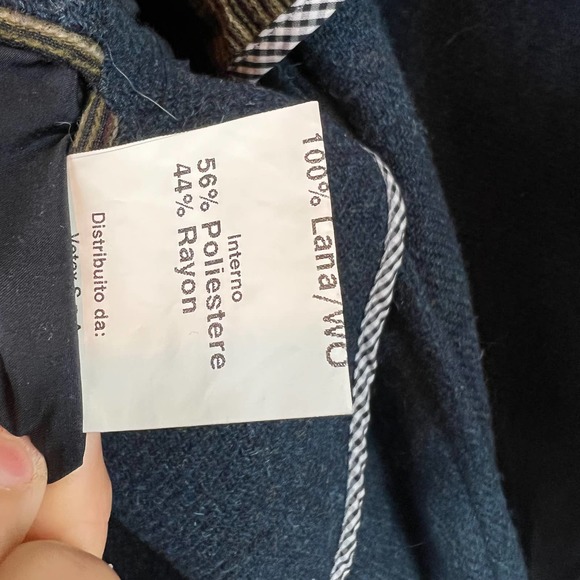 Braddock Time for Peace Vintage Jacket Faux Leather Details Mens 52 - Picture 11 of 12